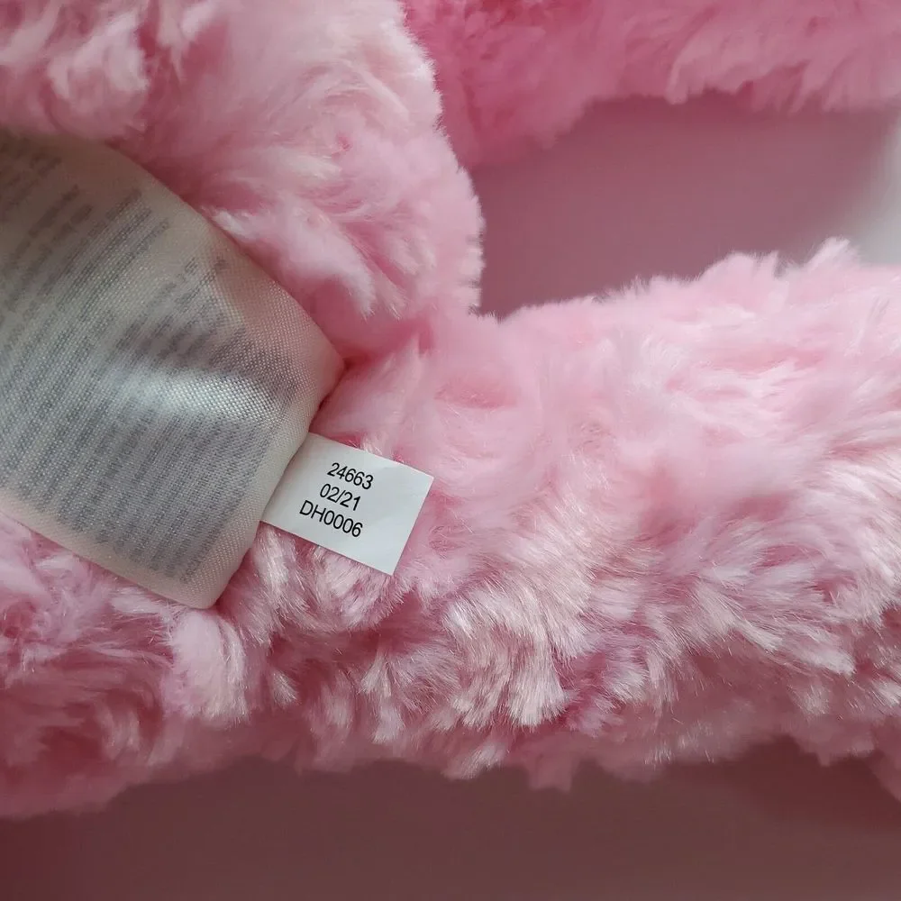 2 Build A Bear Fluffy Pink Teddy Bear‎ Plush Stuffed Animal 16